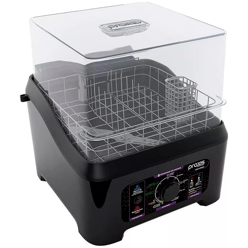 Lava Louças Praxis Portátil Automática - 7,5L / Preta - Imagem 2