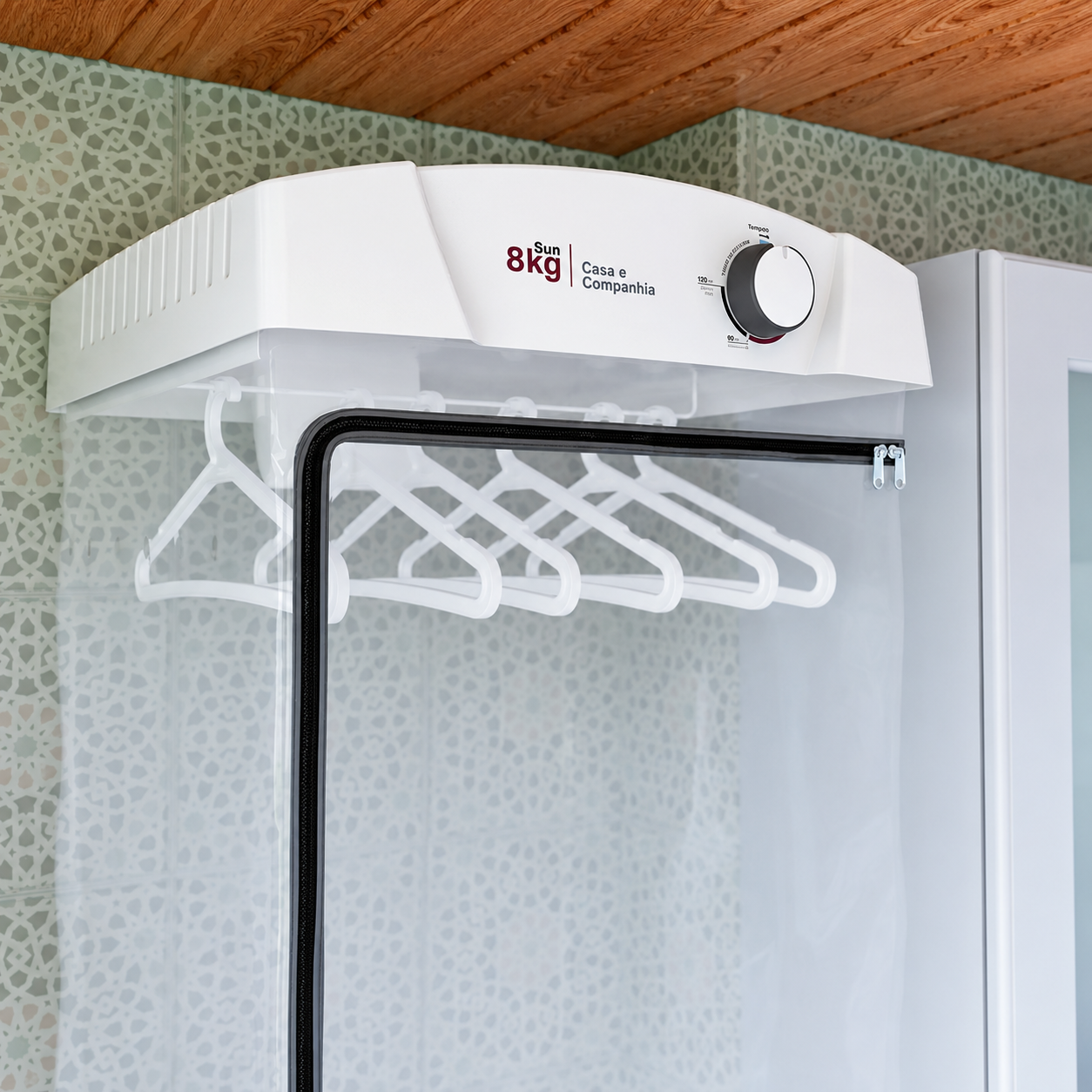 Secadora Compacta 8kg com Ar Quente e 6 Cabides - Imagem 4