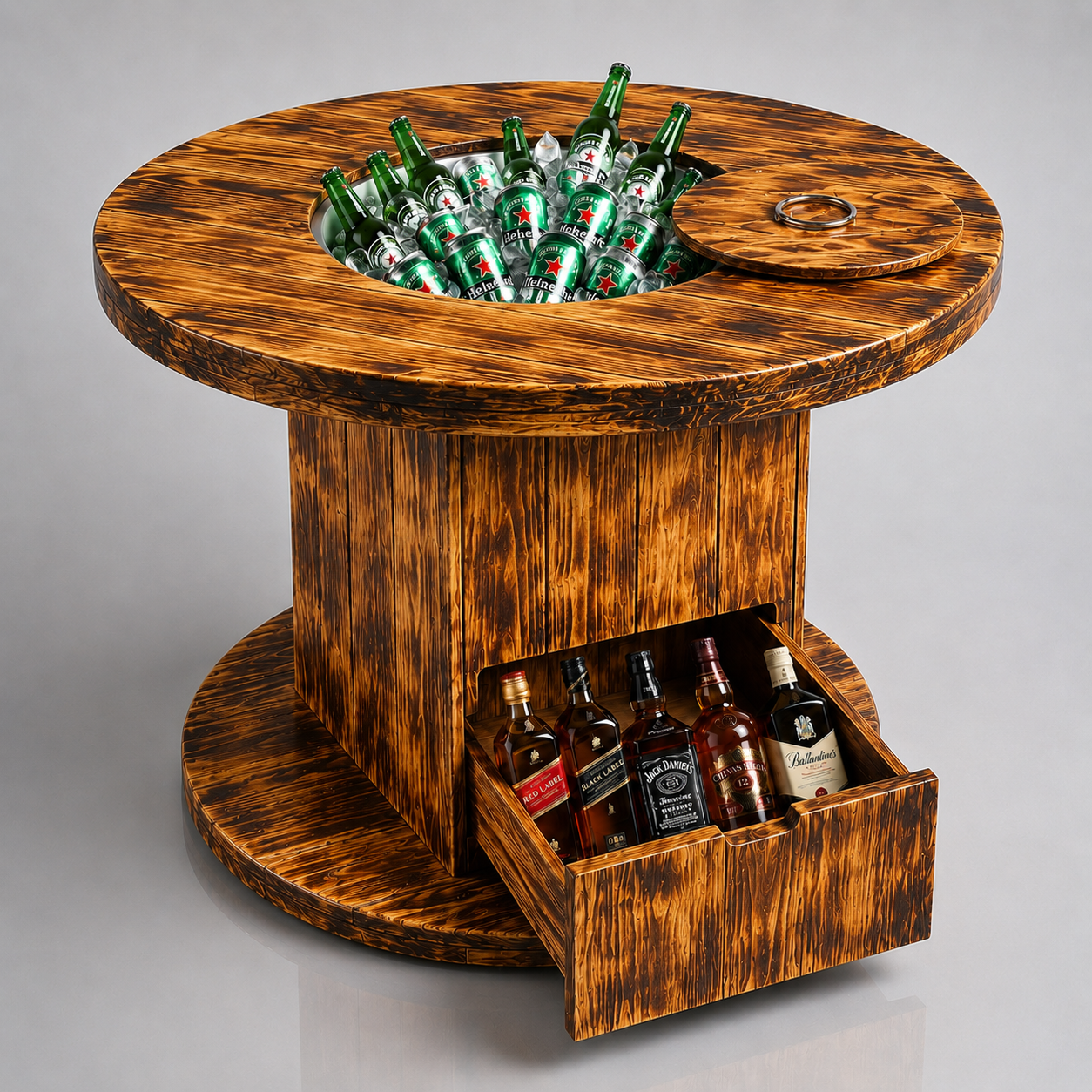 Mesa Cooler com Gaveta Bar - Imagem 9